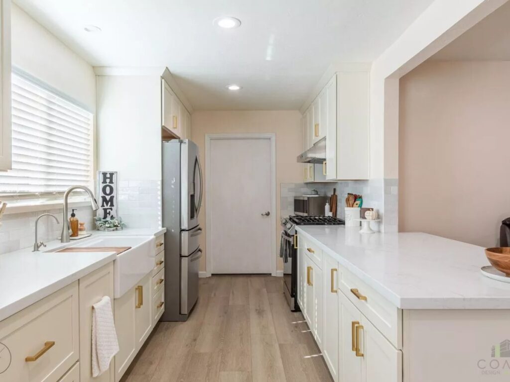 The Rodriguez kitchen after the remodel