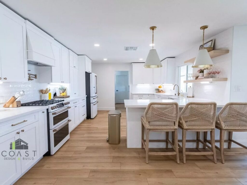 The Moretti kitchen after the remodel